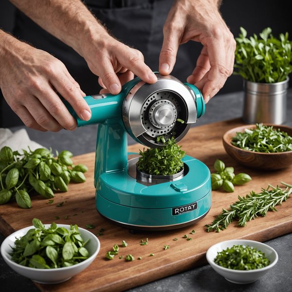 Comment choisir un hachoir à herbes avec lame rotative pour des coupes précises?